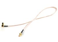 RP-SMA plug 90º to RP-SMA jack 500mm Antenna Extension Cable RG316 [591000020-0/73363]
